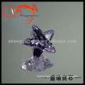 lanvender star shape hand cut cubic zirconia stones(CZSP0029-9#)